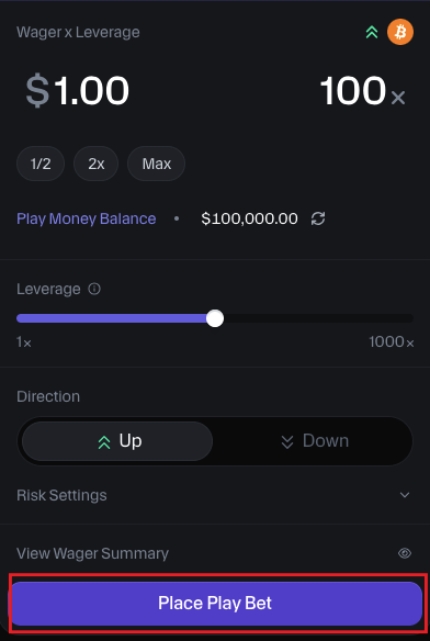 Moon Place bet